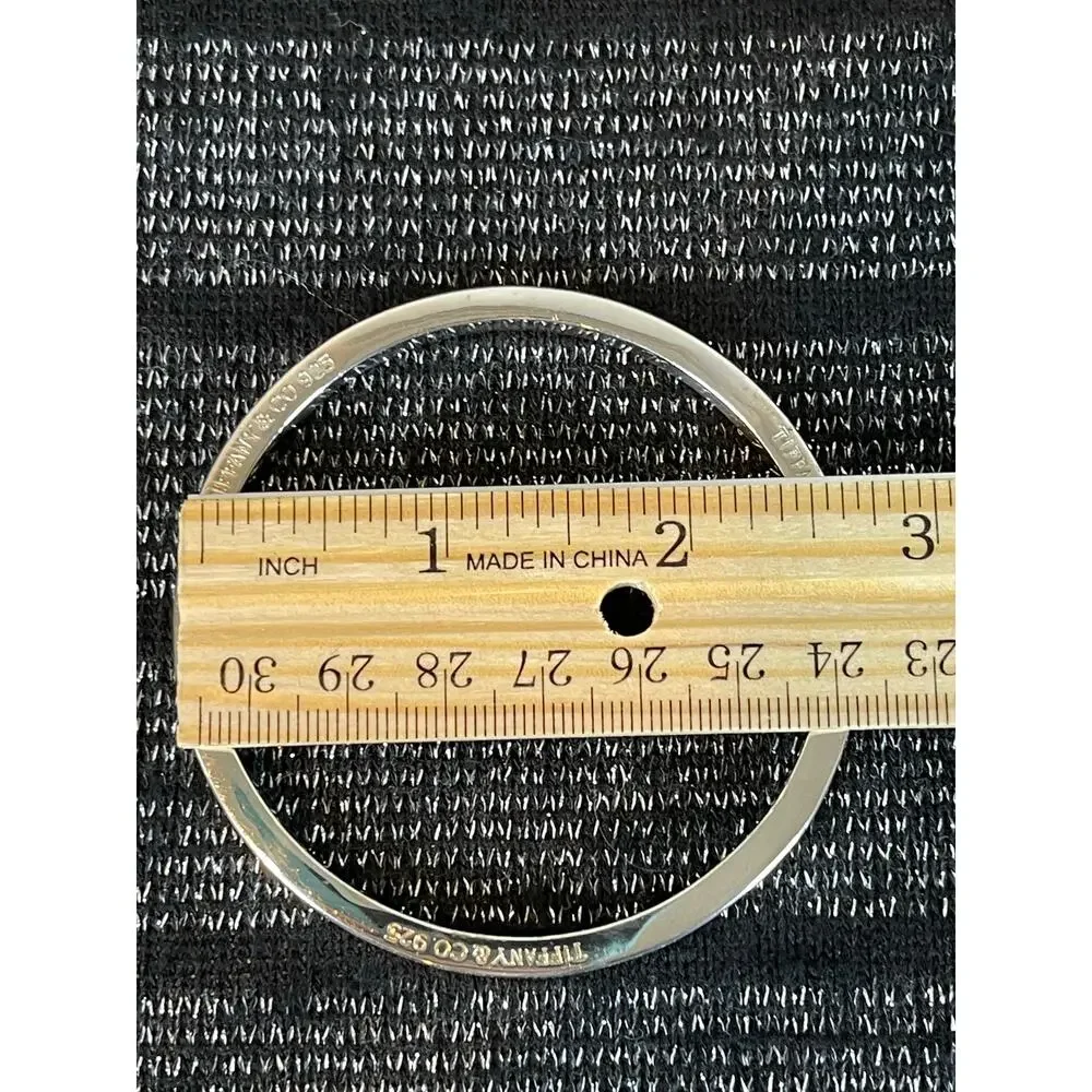 Vintage Tiffany & Co Bangle Bracelet Sterling 925 Sz 7.5 - Picture 4 of 12